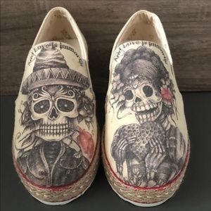 Goby skull slip on sneakers